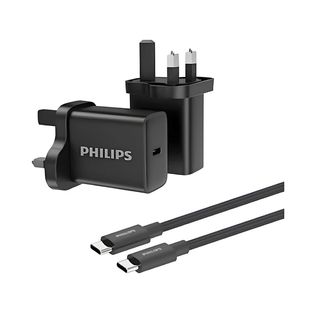 Philips GaN Charger - 30W USB-C - Black (DLP5312NB/05)