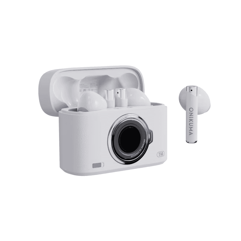 ONIKUMA T18 Wireless Gaming Earbuds - White