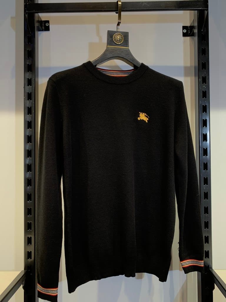 BURBERRY Men's Soft Shirt - Black (L)