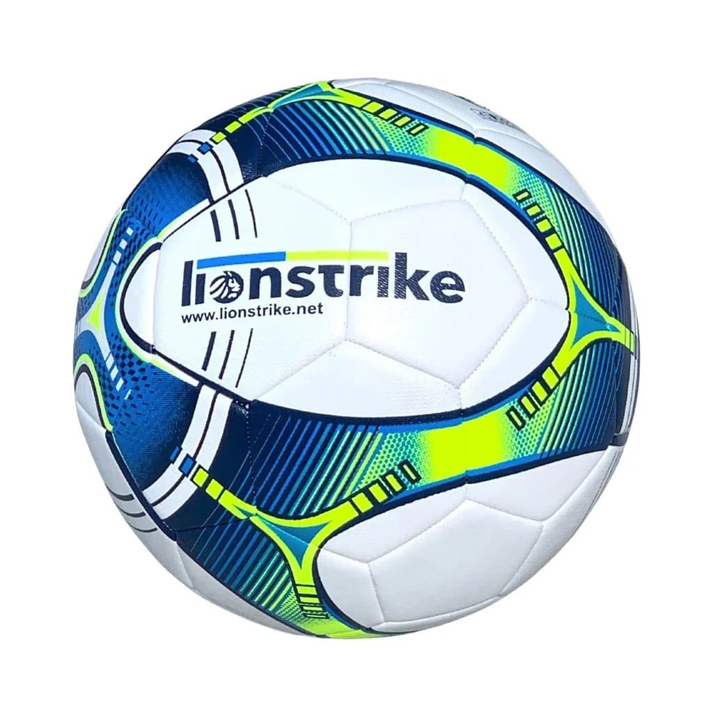 Lionstrike Football Size 5 - White & Blue