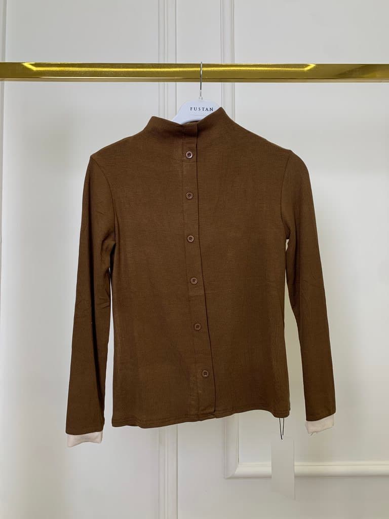 YO YO Women's Cotton Jacket - Dark Brown