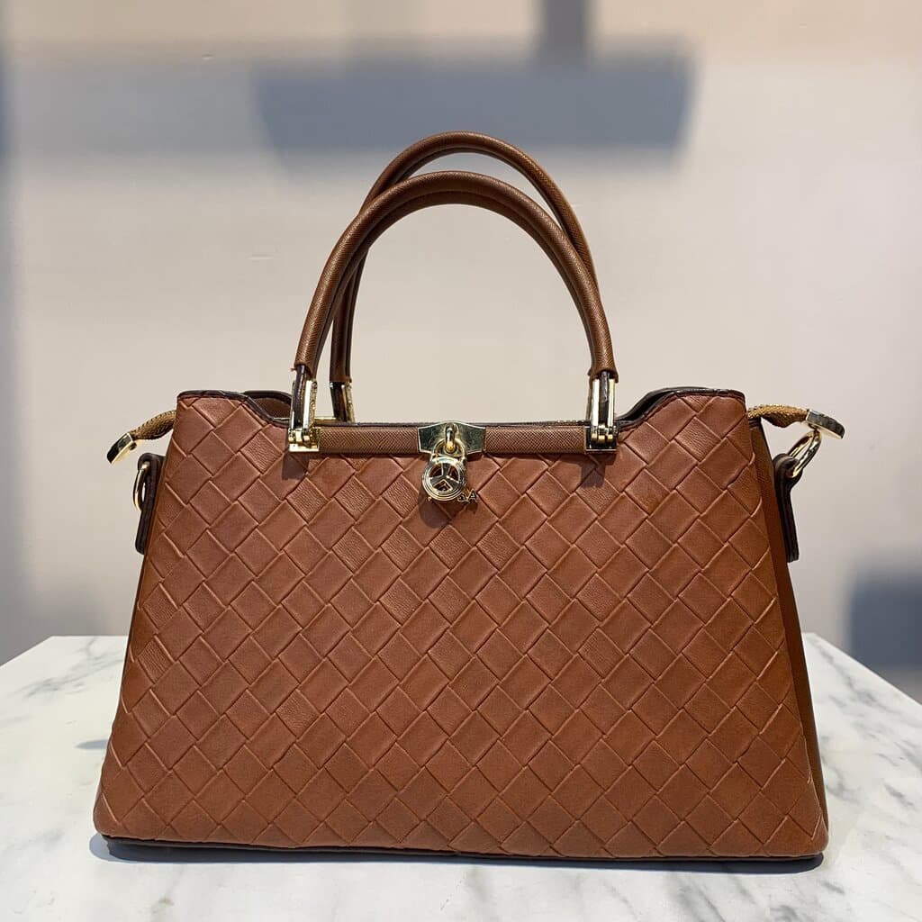 Silver & Polo Women's Handbag - Brown