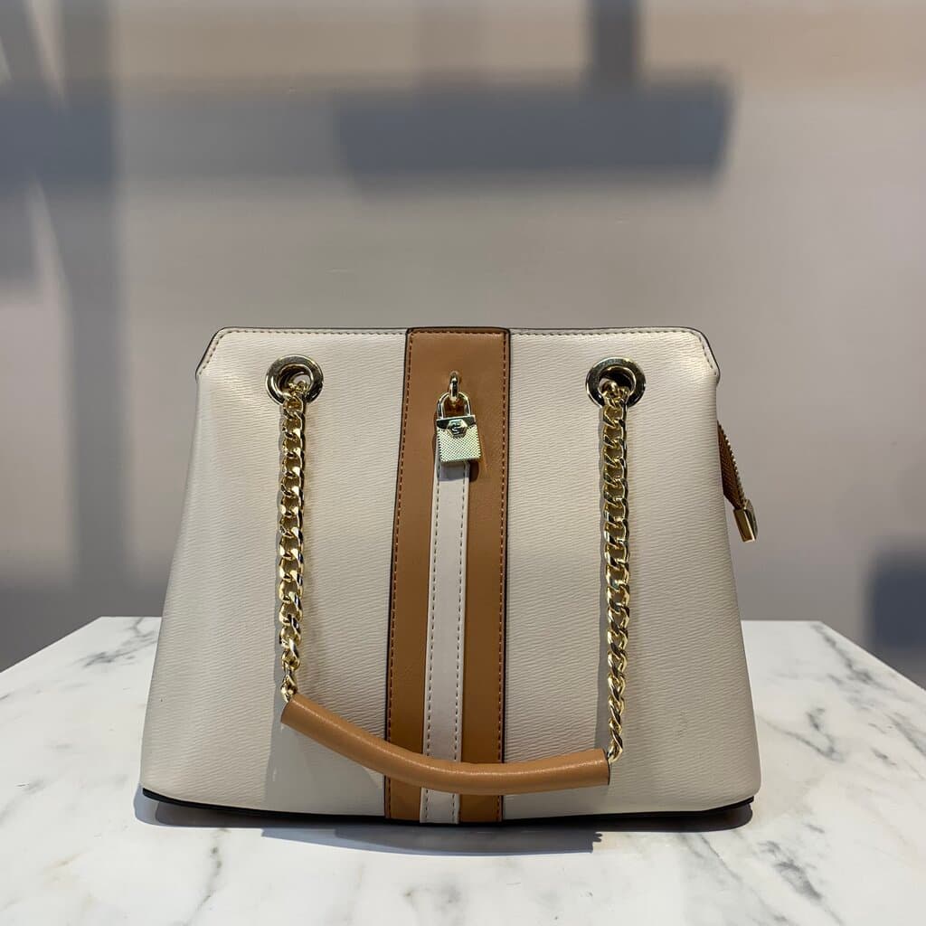 Silver & Polo Women's Handbag - Beige