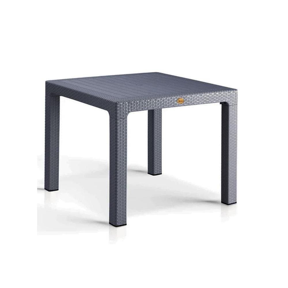 Daim Plastik Table Without Glass 90*90 Cm - Anthracite