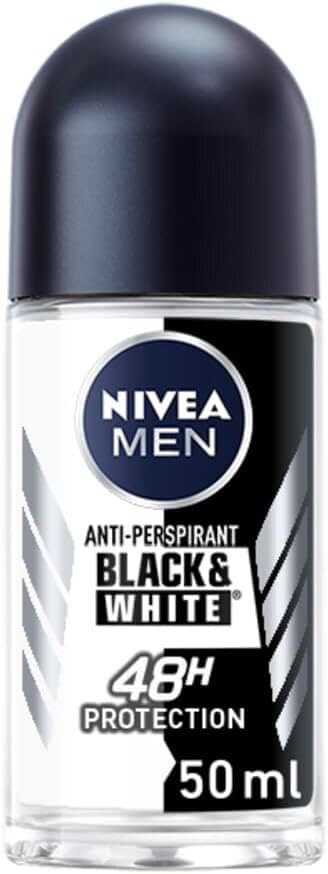 NIVEA MEN Black & White Original Anti-Perspirant Roll On - 50 ml