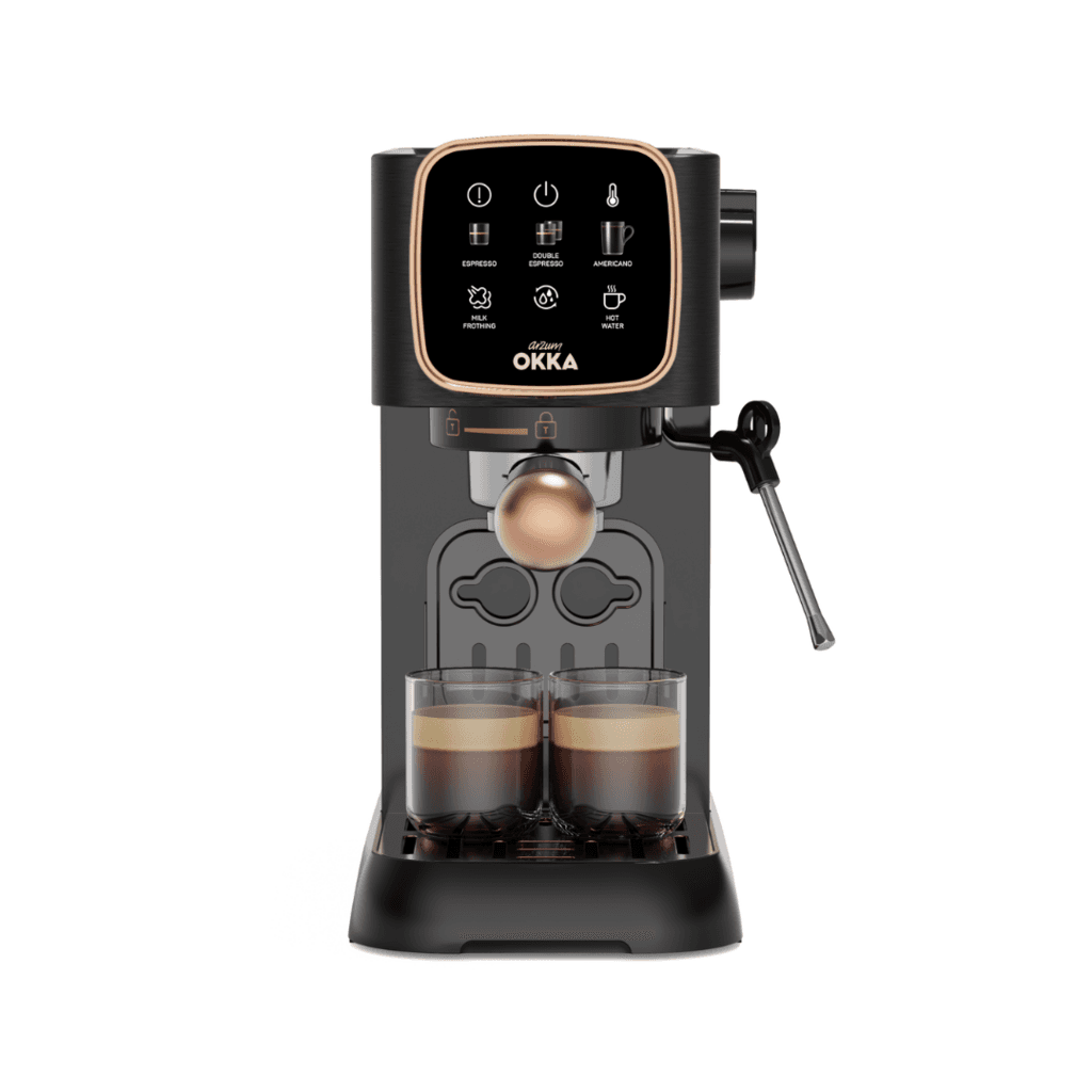 Arzum OKKA Espresso Solo Semi Automatic Machine - OK0034CR (Chrome)