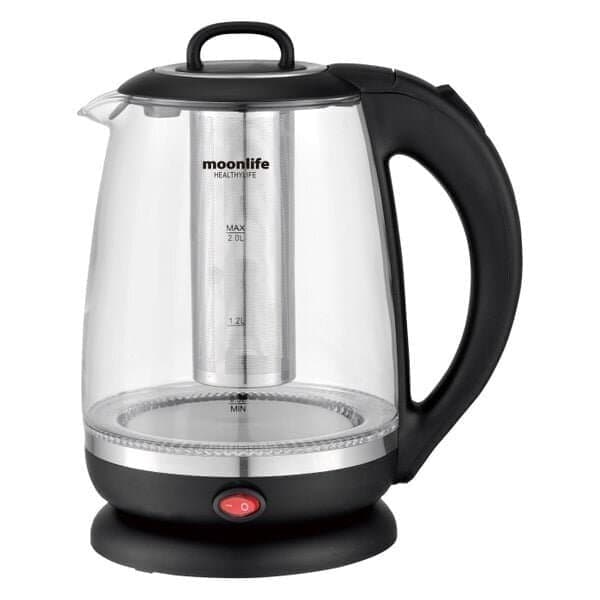 Moonlife Healthylife Herbal Tea Glass Kettle 2.0L - MF211 (Black)