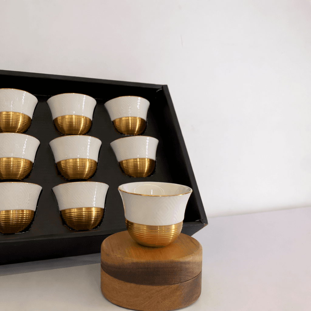 Arabic Coffee Cup - White - 1 PCS