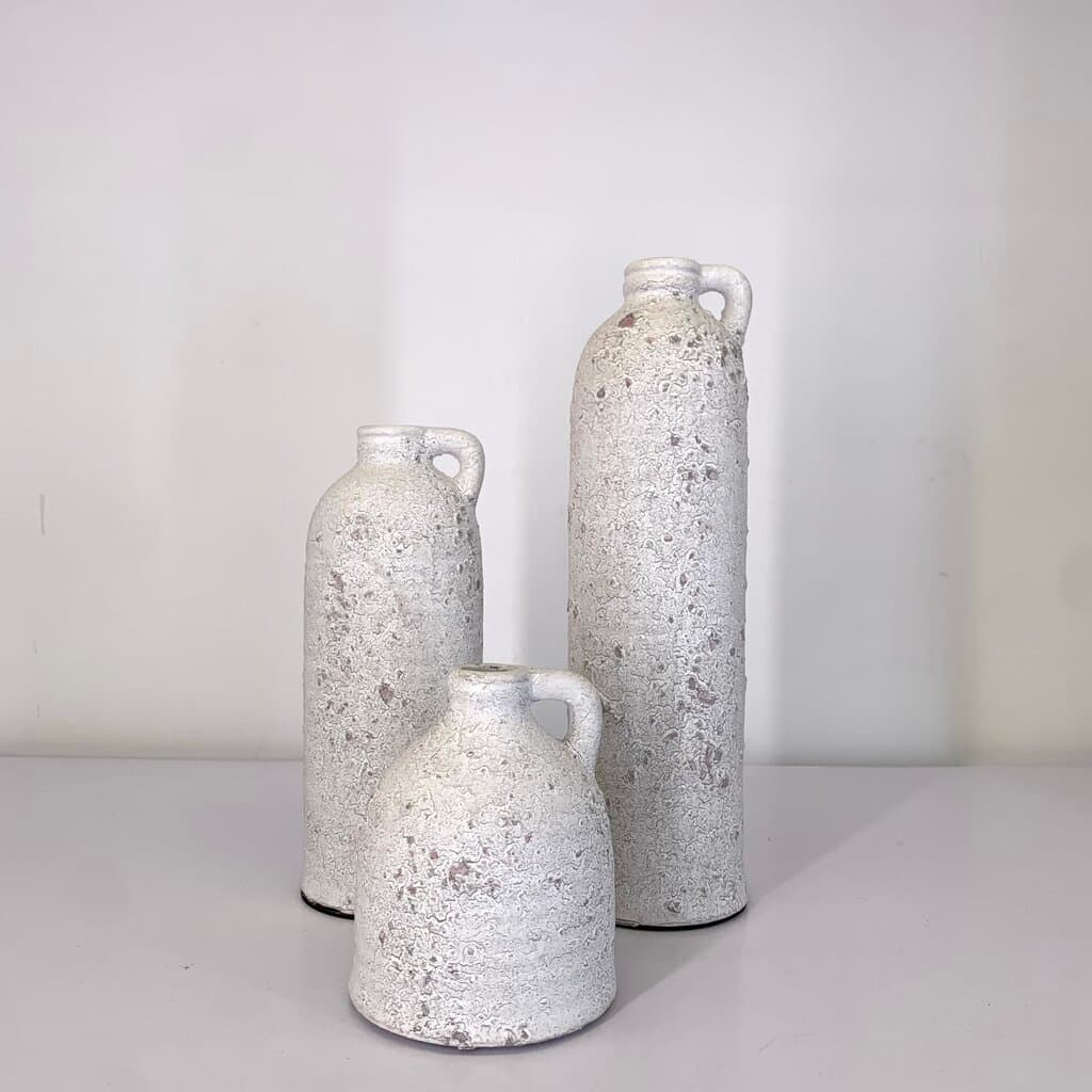 Modern Vase Set - Light Gray