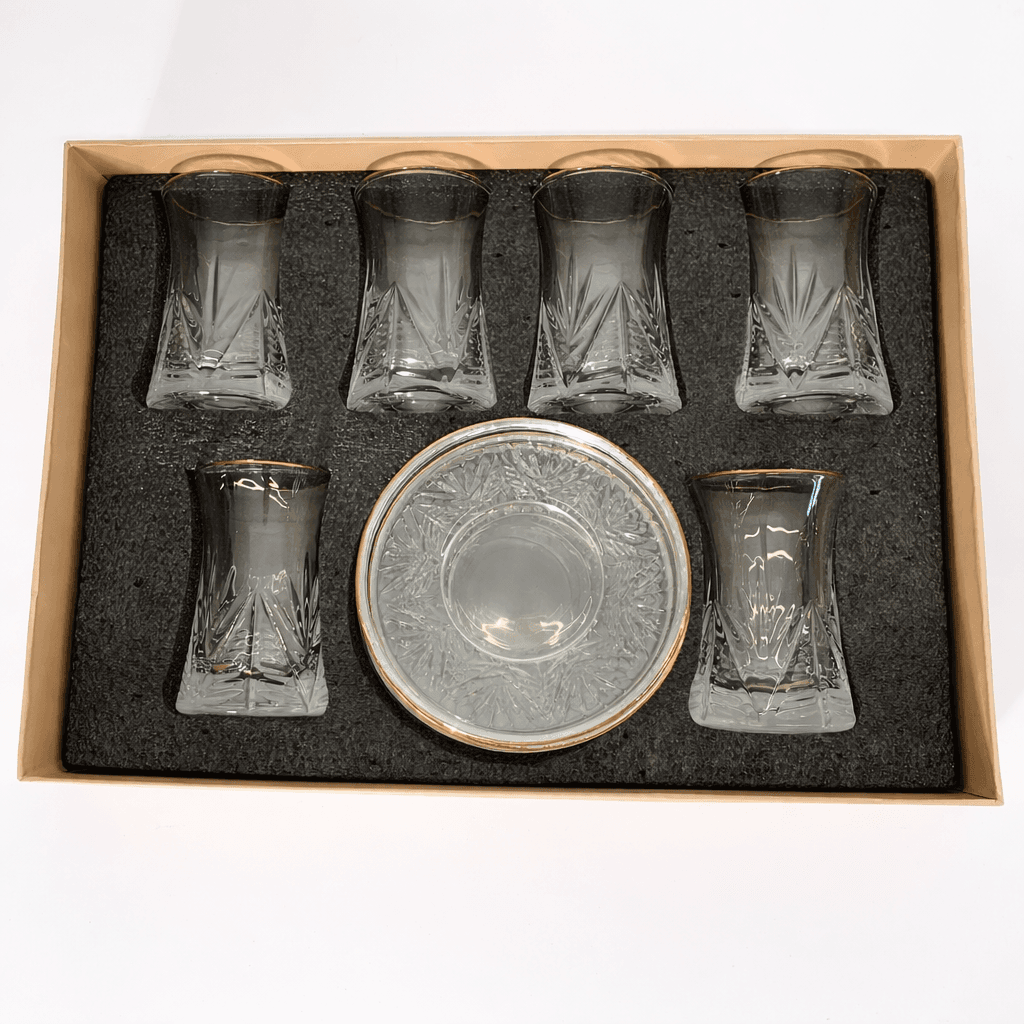 Tea Glass Set - Gold (6-Piece)