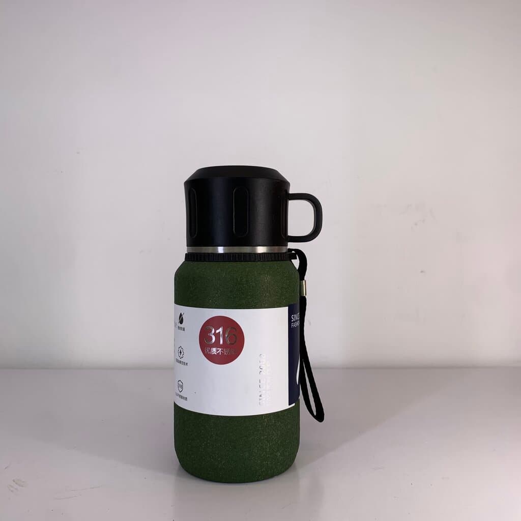 Stainless Steel Beverage Bottle - Dark Green(400ml )