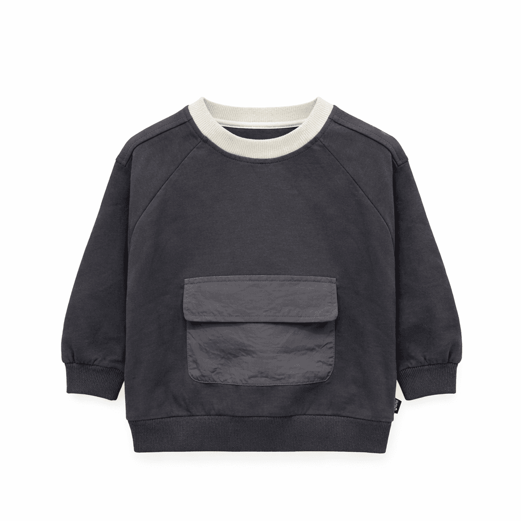 Beyram Kids Boy's Cotton Sweatshirt - Gray (120)