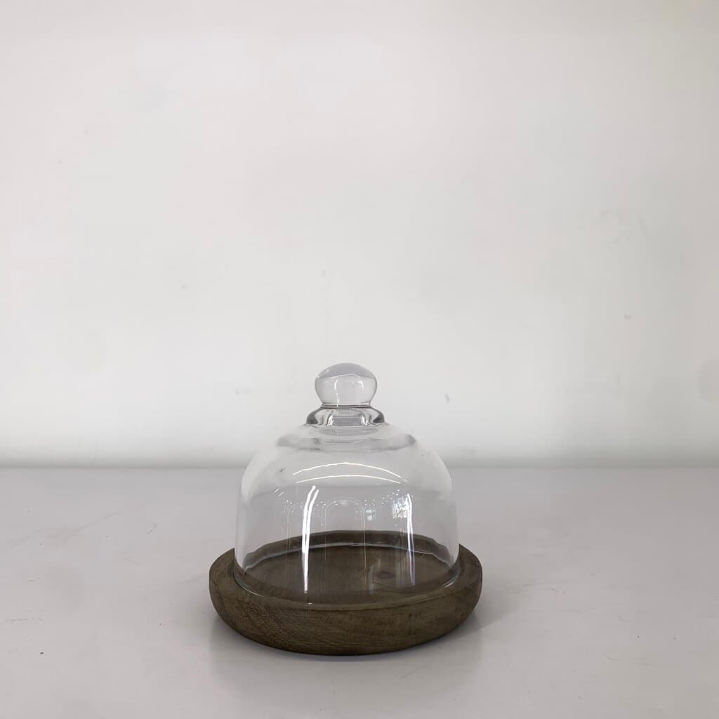 Butter Dish with Glass Dome