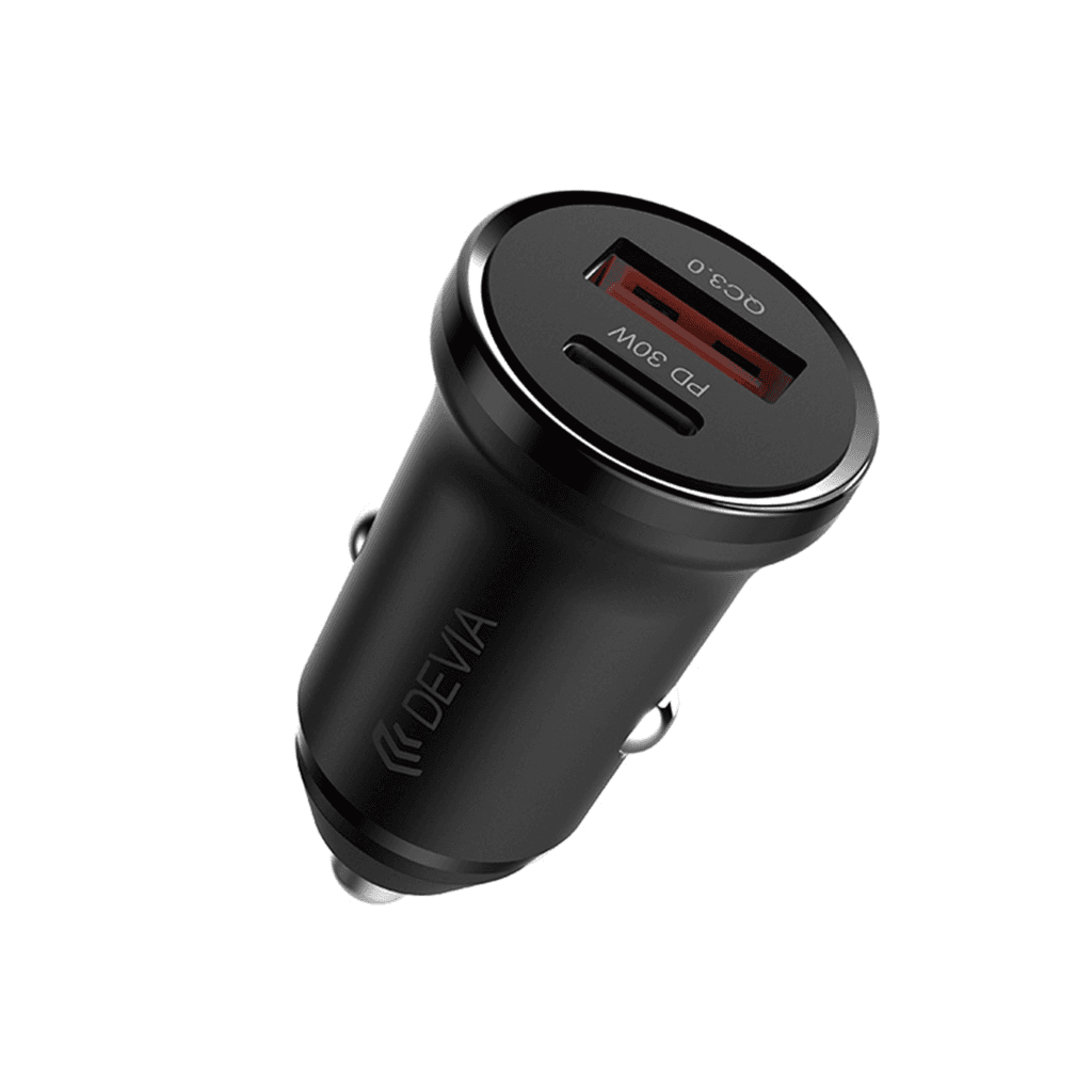 DEVIA Smart Series Mini PD 30W +QC 3.0 Car Charger