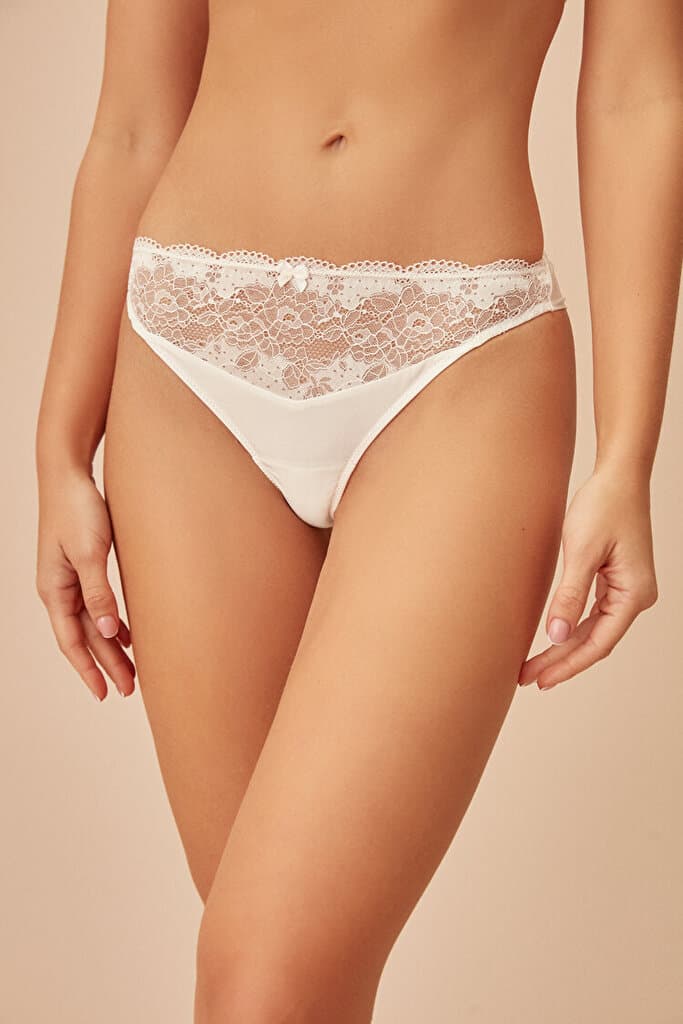 SUWEN Queen Brazilian String - Ecru - S