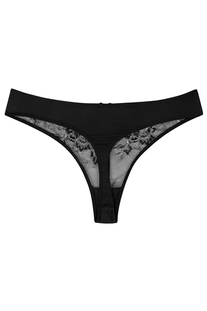 SUWEN Charlene String - Black - S