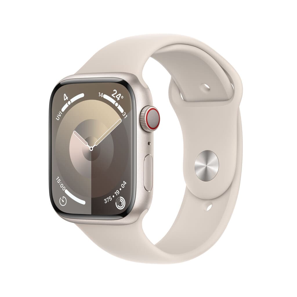 Apple Watch Series 9 - Starlight Aluminum with Starlight Sport Band, 41mm