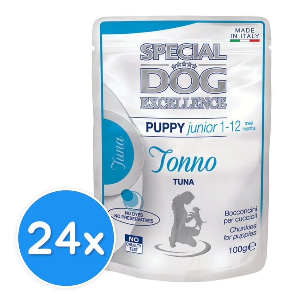 special Dog Excellence Puppy & Junior Chunkies with Tuna - 24X