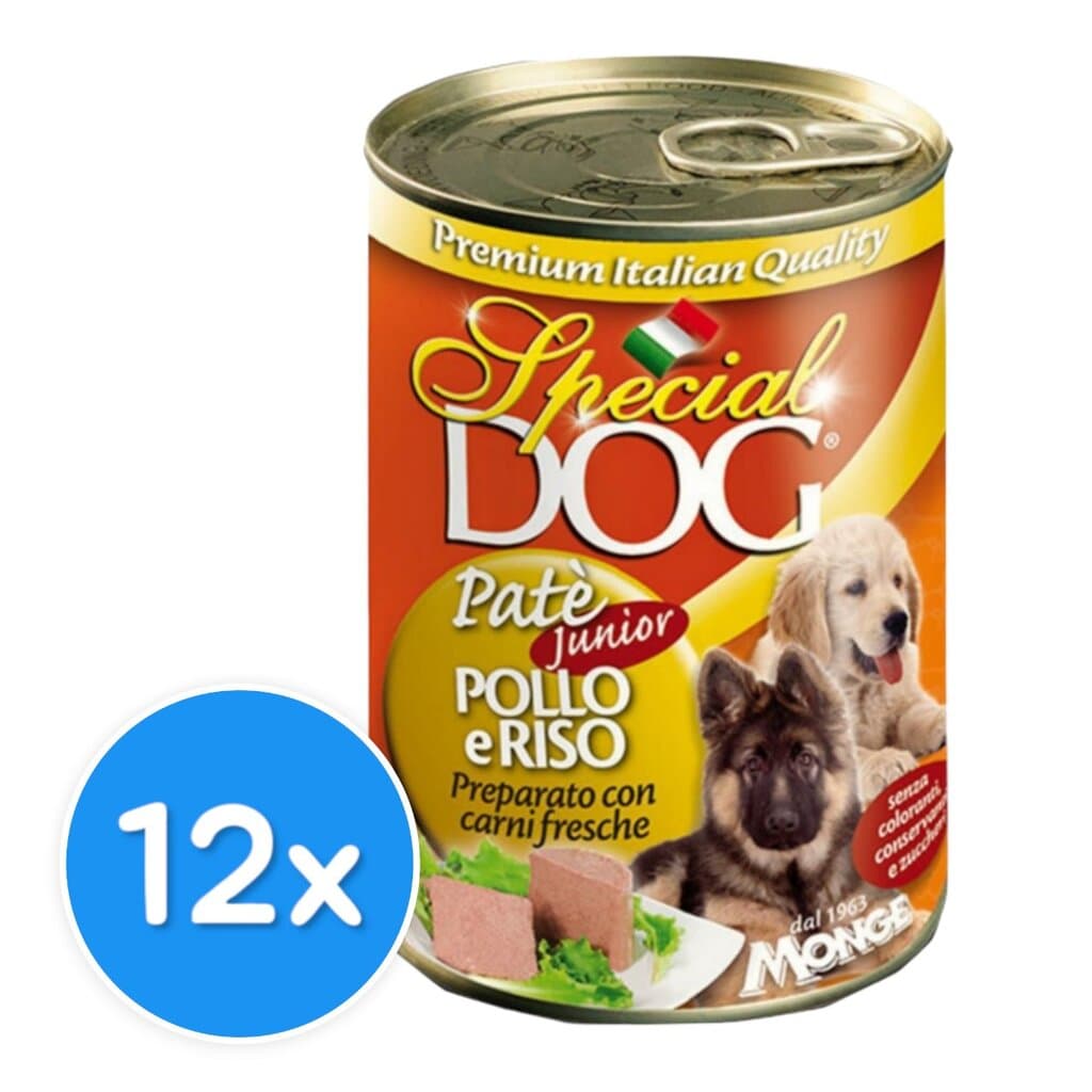 Special Dog Puppy and Junior Paté Chicken and Rice - 12X