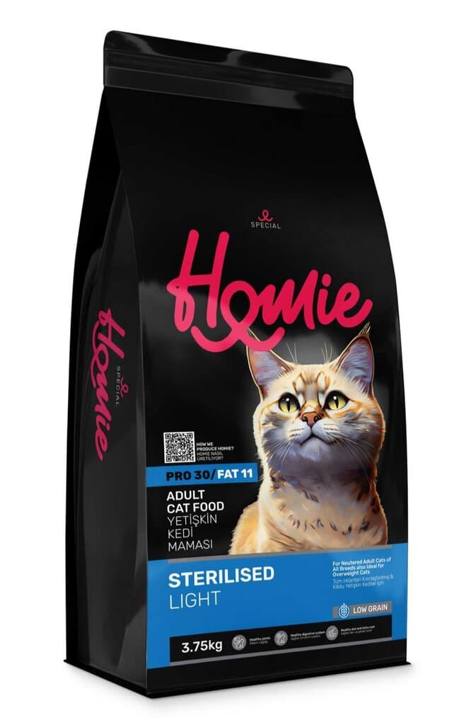 Homie Light Sterilised With Salmon - 3.75kg