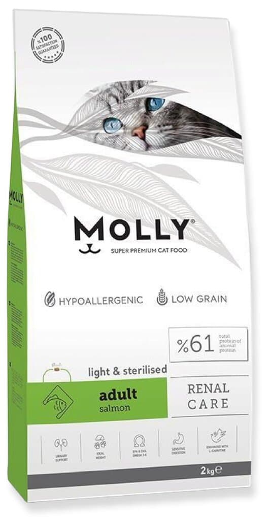 Molly Adult Sterilized Salmon - 2Kg