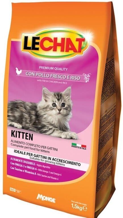 Lechat kittens - Chicken and Rice - 1.5Kg