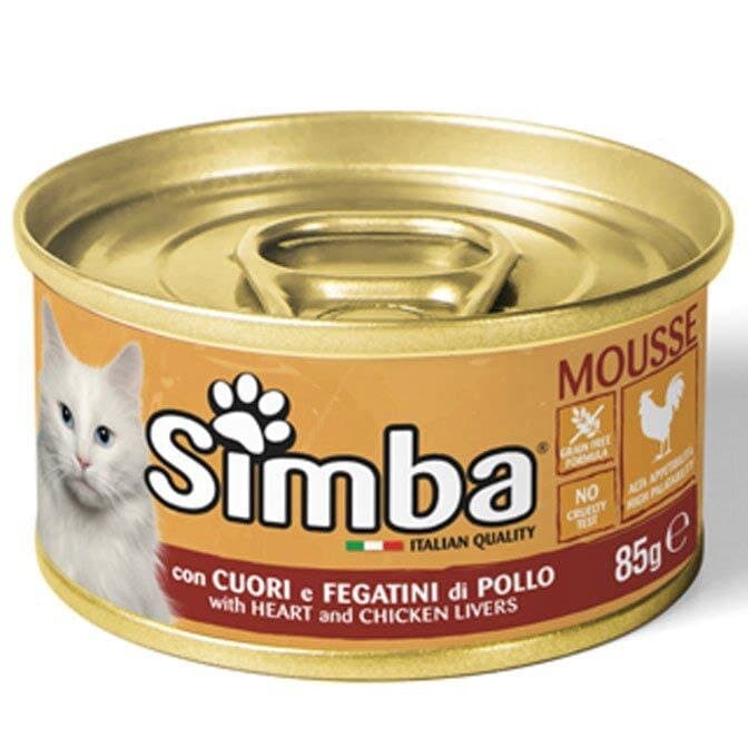 Simba Mousse with Heart and Chicken Livers - 85g