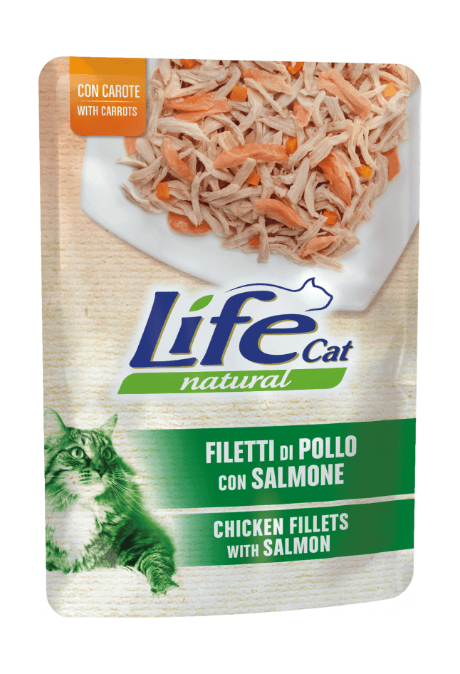 Life Cat Chicken fillets with Salmon - 75g