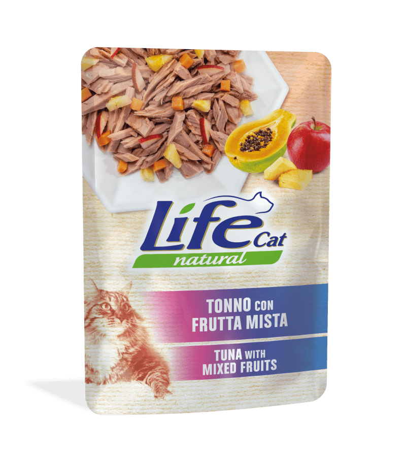 Life Cat Natural Tuna with Mixed Fruit - 75g