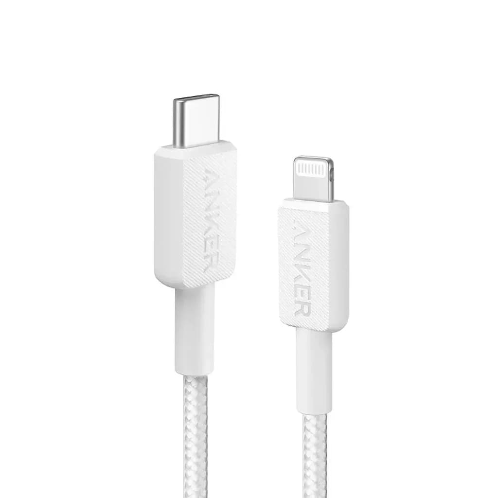 Anker 322 USB-C to Lightning Cable - White