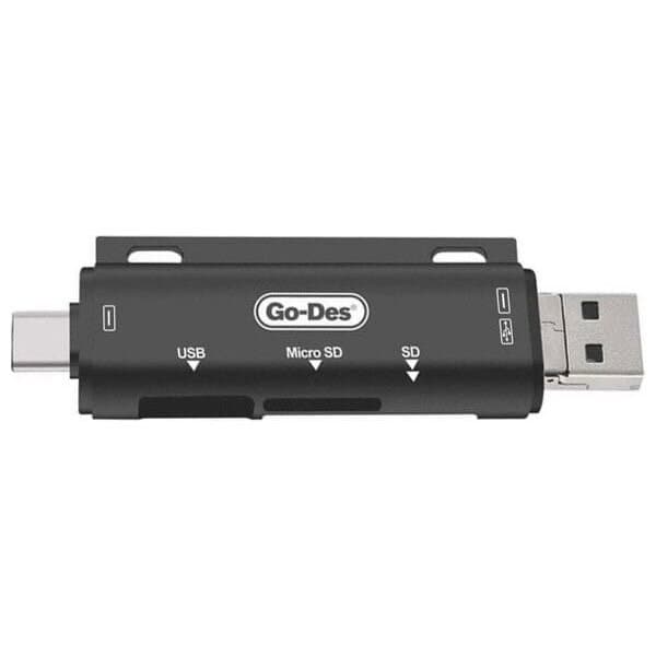 Go-Des GD-DK108 3-in-1 OTG memory card and flash reader
