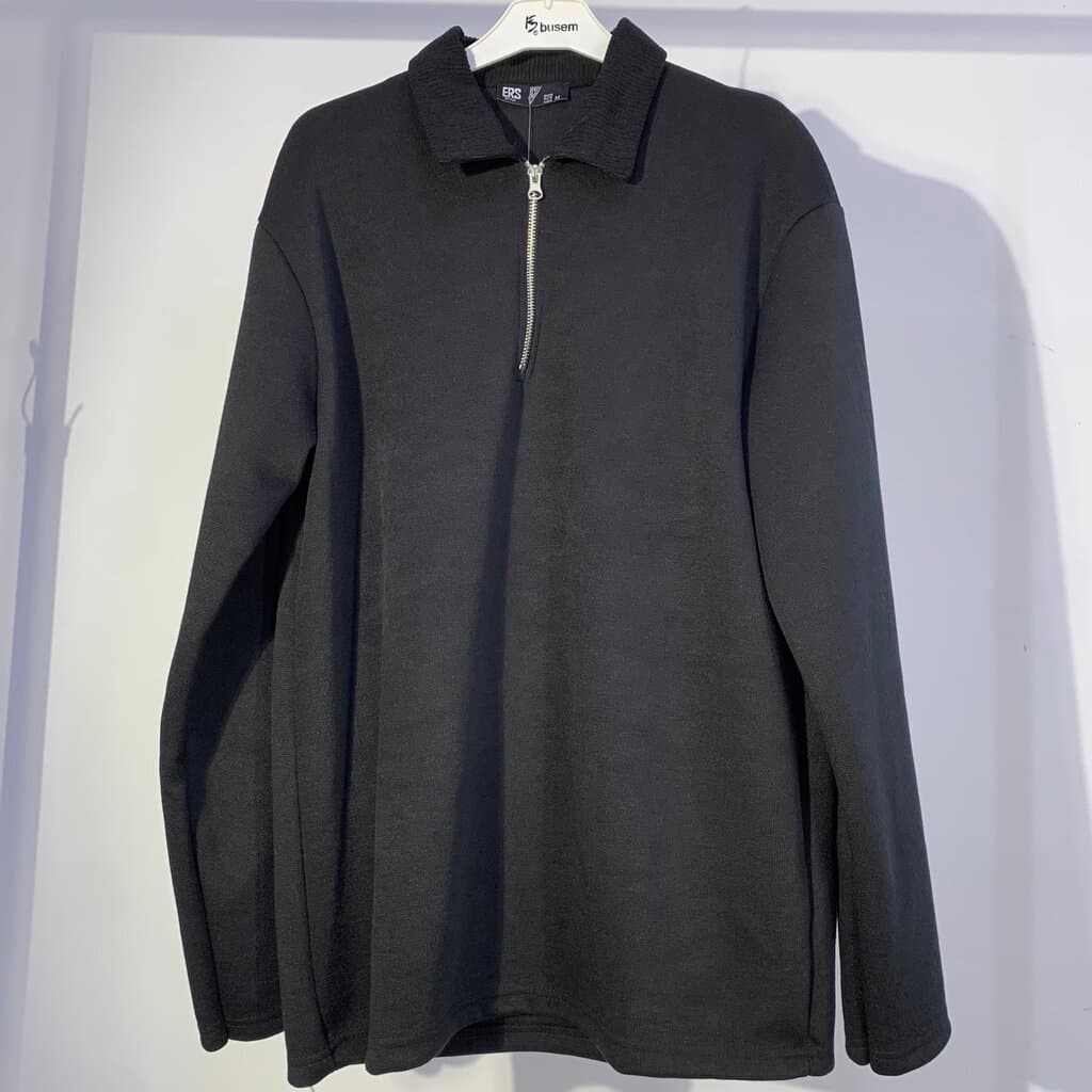 ERS Men's Cotton - Blend Sweater - Black (S)