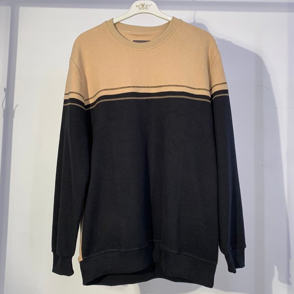 Roballi Men's Cotton Sweater - Black (S)