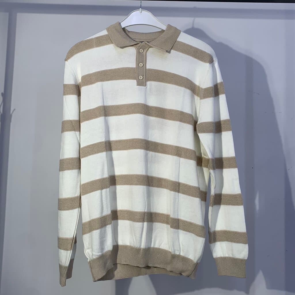 Moda Arpol Men's Cotton Sweater - Light Brown (S)