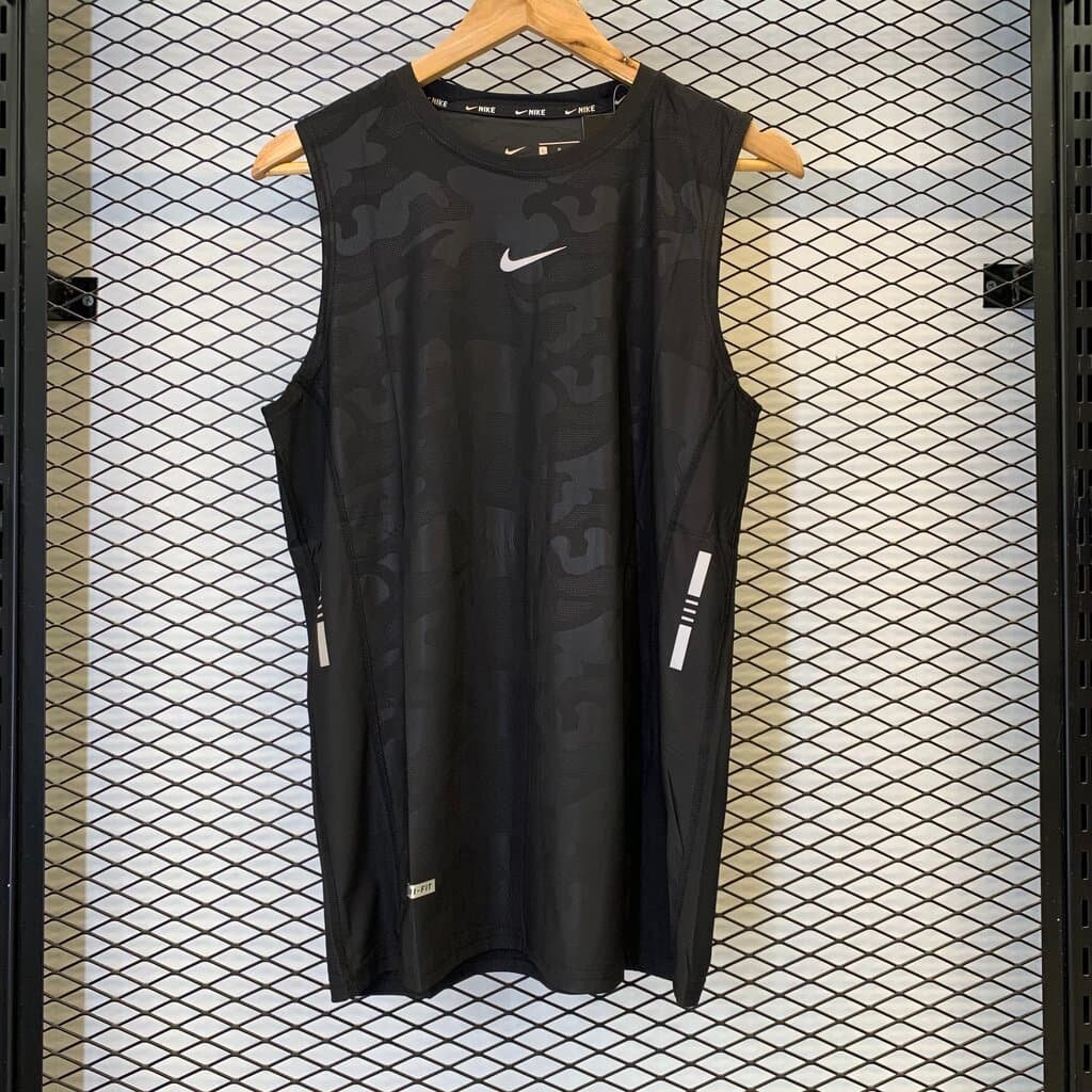Nike Men's Sleeveless Workout Top - Black (M)