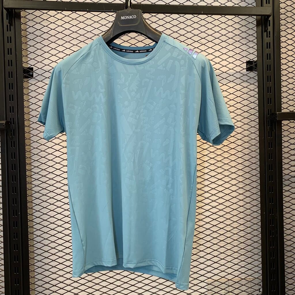 Adidas Men's Activewear Top - Light Blue (M)