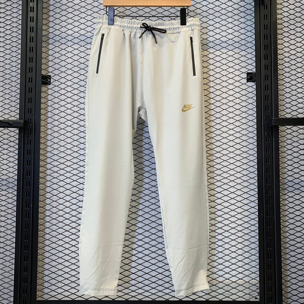 Nike Men's Tracksuit Bottoms - Off White (L)