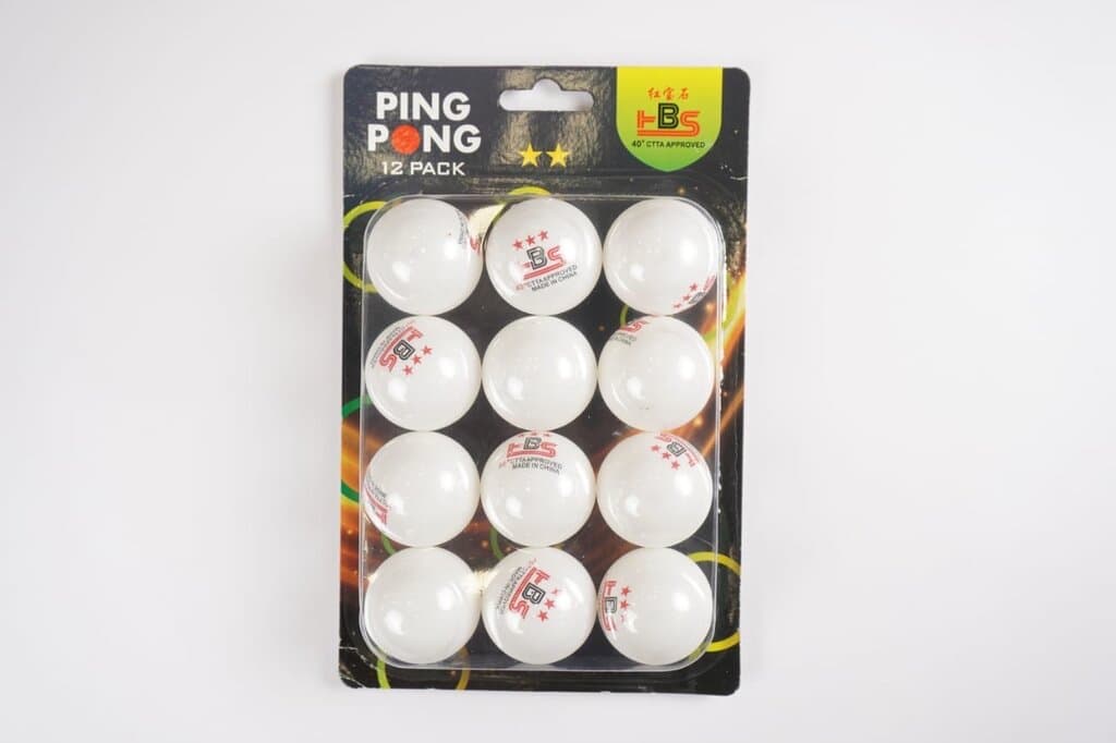Table Tennis Balls - 12 Pack - White