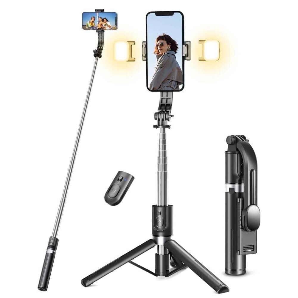 YD18D Selfie Stick with Fill Light and Tripod