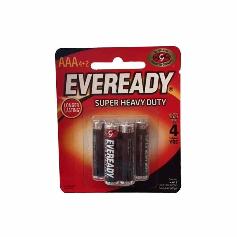 Eveready 1212 Bp6 Super Heavy Duty AAA Battery (4 + 2 Free)