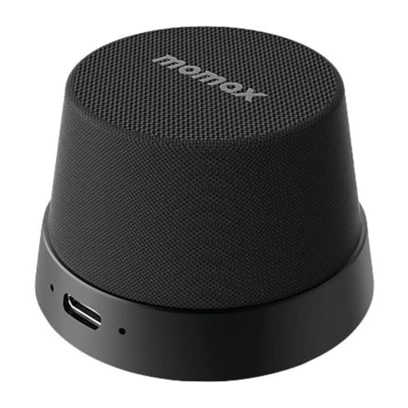 Momax Vibe Go Magnetic Wireless Speaker (Black)
