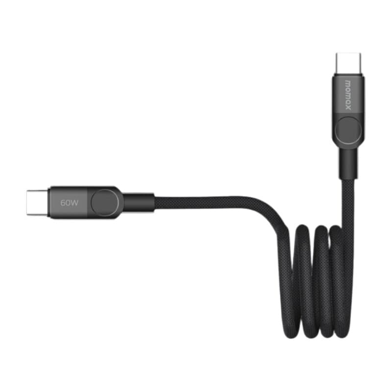 Momax Mag.Link 100W USB-C to USB-C Magnetic Cable 1m (Black)