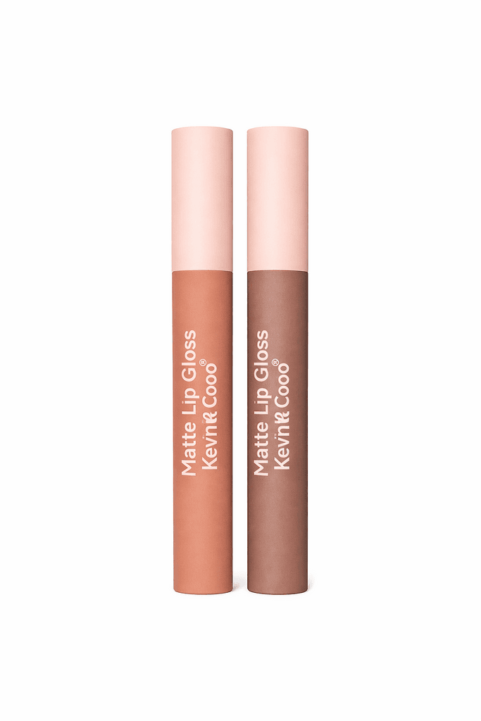 Matte Lip Gloss Duo (Nude Brown Shades 2 & 3)