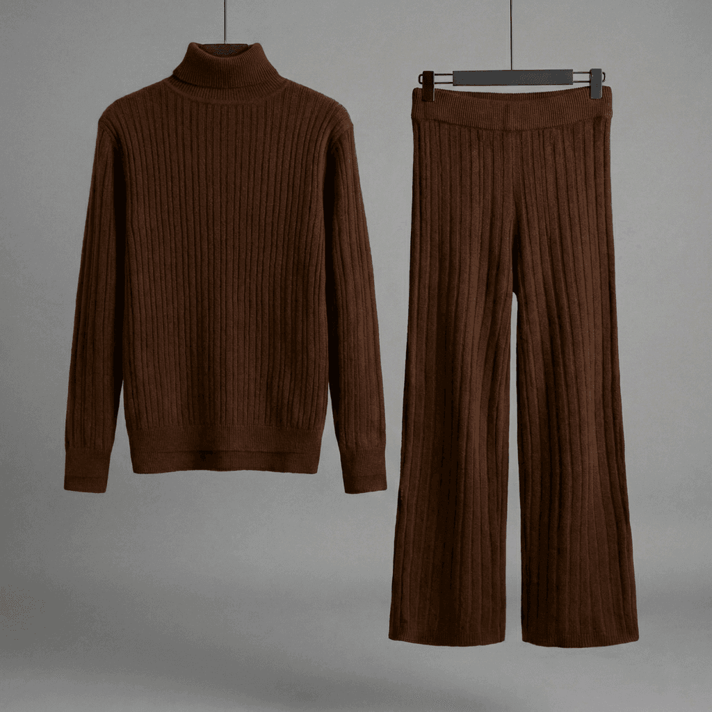 High-neck Wool Set