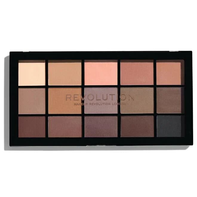 Revolution Re-Loaded Basic Mattes Eyeshadow Palette (15 Matte Shades)