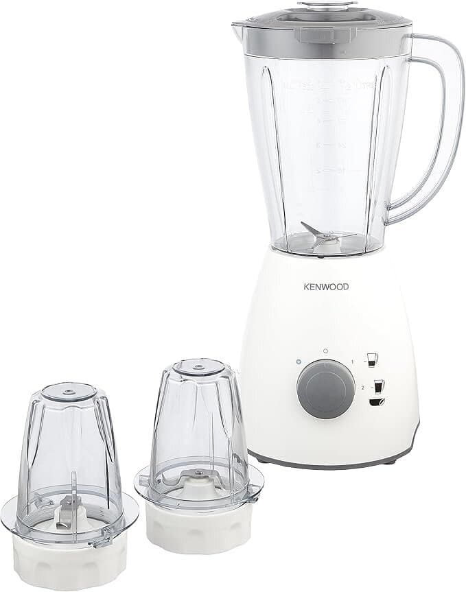 Kenwood 2L Blender with 2 Grinders 400W - BLP10.COWH (White)