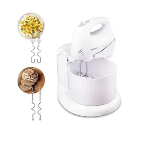 Kenwood Mixer & Stand Mixer 250W 2.7L Bowl - HM430 (Sleek White)