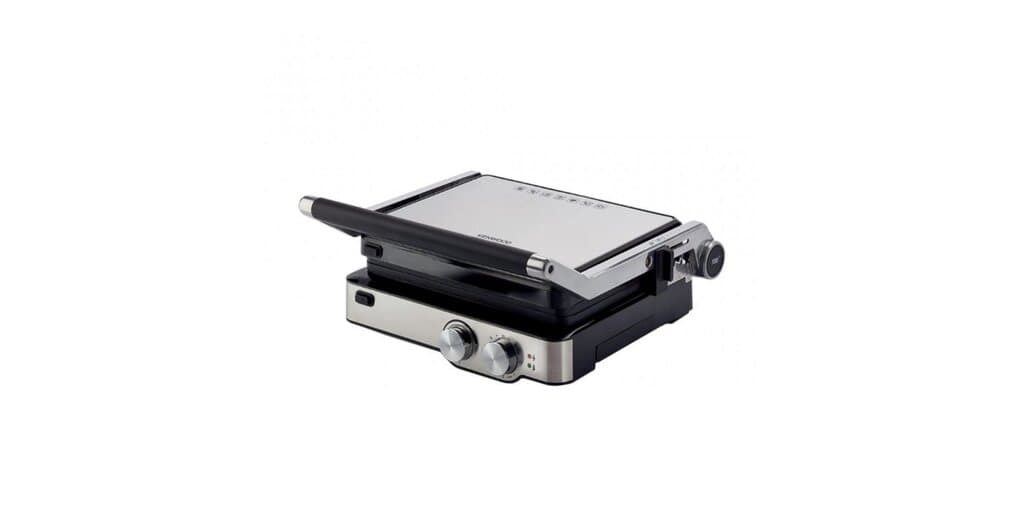 Kenwood Contact & Flat Grill 2000W - HGM80.000SS (Silver/Black)
