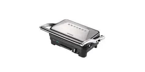 Kenwood Contact & Flat Grill 1800W - HGM50.000SI (Silver/Black)