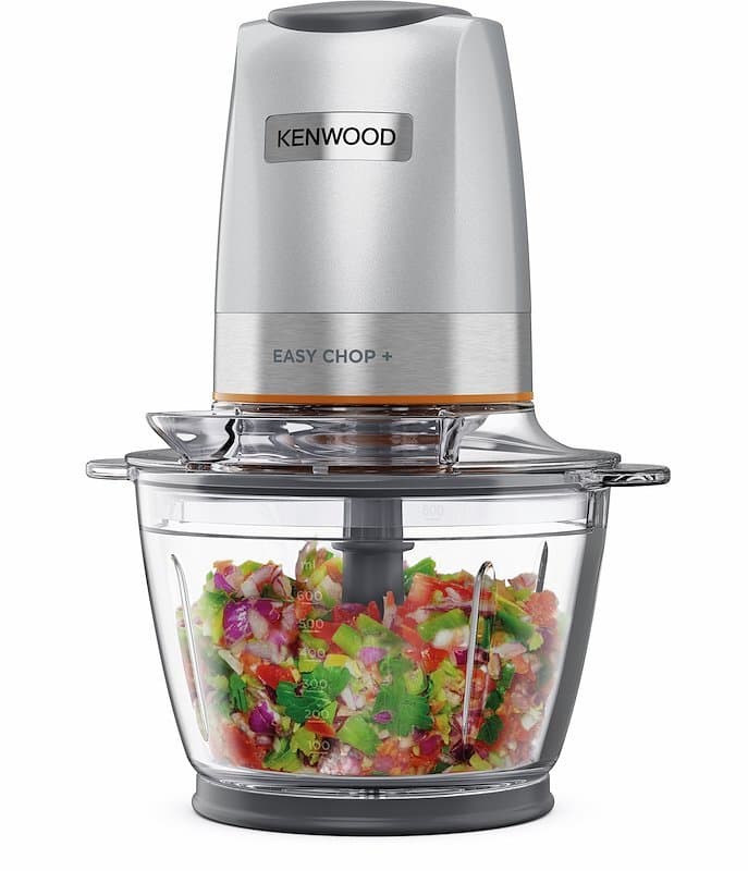 Kenwood Electric Chopper & Grinder 500W 600ml Glass Bowl - CHP62.400SI (Silver)
